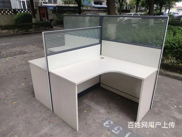 昆山高档屏风办公桌，电脑桌，95新 - 图片 1