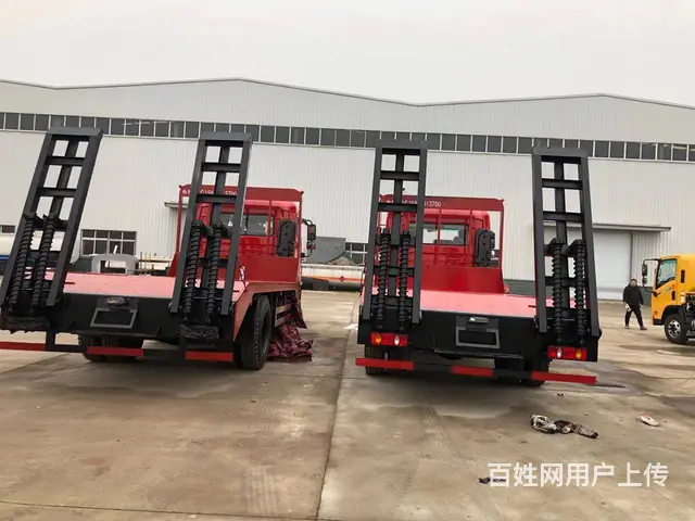 15吨挖机拖车东风单桥平板车4米2短轴距山区 - 图片 11