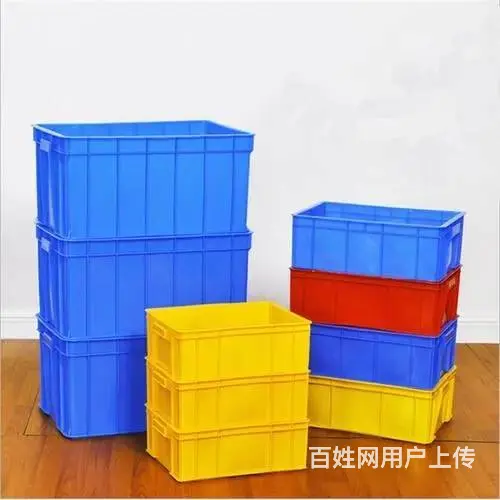 二手塑料箱二手保温箱冷冻盒鸡蛋塑料筐斜插周转箱颠倒 - 图片 4