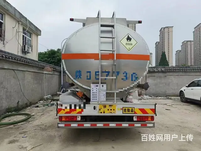 国五解放小三轴满载20吨油罐车 手续齐全  也审车 - 图片 4
