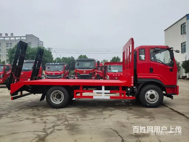 陕汽185马力13吨挖机拖板运输车 4.5米轴距 - 图片 4