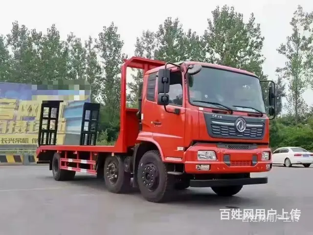 东风天锦小三轴挖机拖板车 平板车 优惠大酬宾 - 图片 7