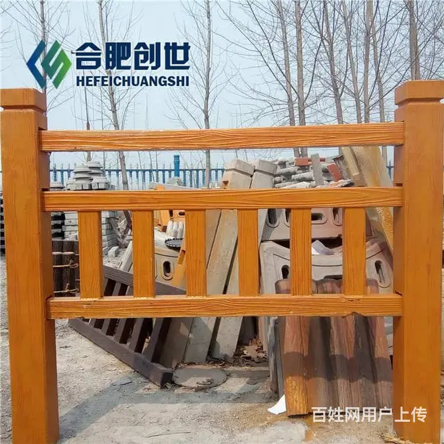 宣城水泥仿腐木护栏厂家 河道仿大理石护栏生产安装 - 图片 11
