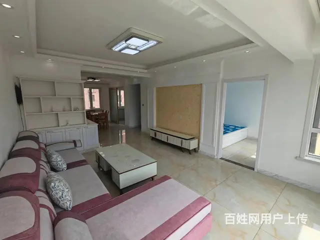 顺通二手车附近聚富园三室两厅精装修，赠送阁楼104平+50 - 图片 2