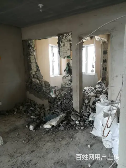 园区唯亭拆旧砸墙 地面破碎 门洞切割 楼板切割打孔 - 图片 1