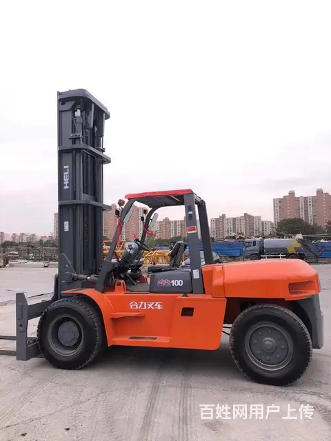 出售合力10吨叉车1台，集装箱叉车 - 图片 1