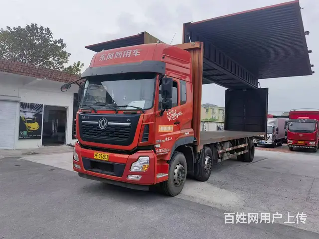 20年11月二手东风天龙9.6米厢式货车292马力 - 图片 3