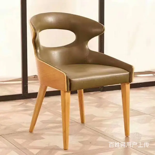 餐厅椅子 沙发椅 椅子 软包 实木 - 图片 3