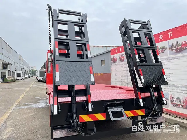 陕汽专底单桥挖机拖板车平板车 电话报价 - 图片 2