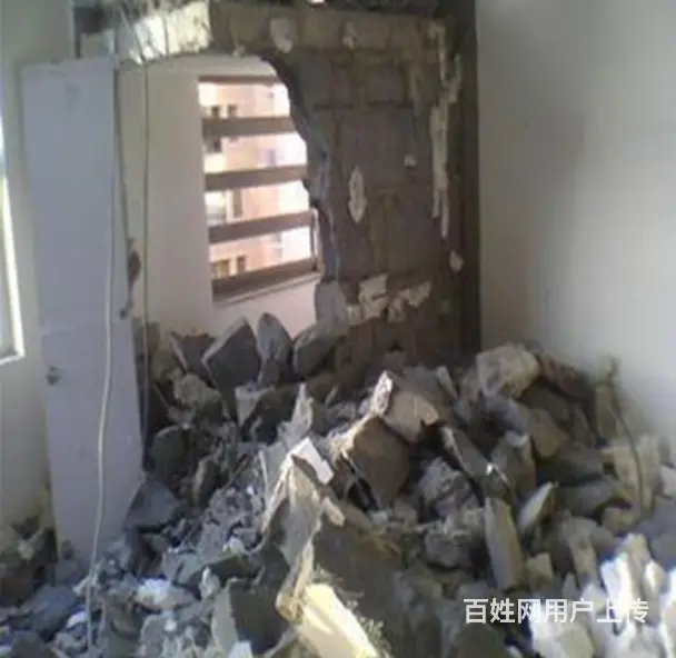 苏州室内拆除 砸墙铲墙店铺隔断地砖拆旧垃圾清运 - 图片 3