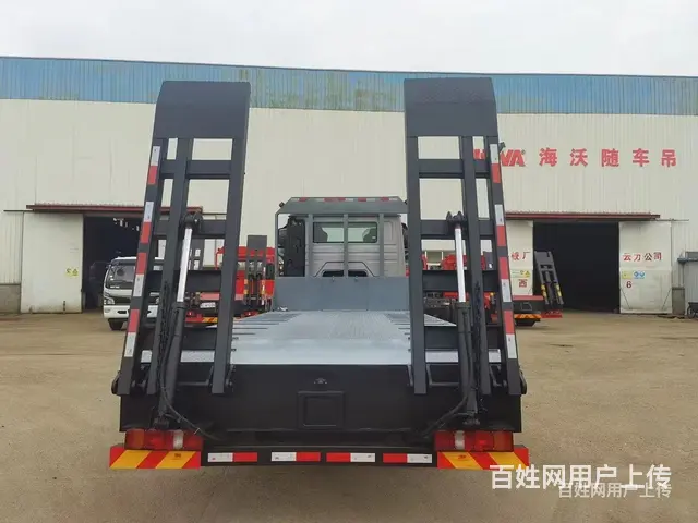 平顶山国六重汽豪沃挖机拖车13吨挖机平板拖车多少钱一辆 - 图片 8