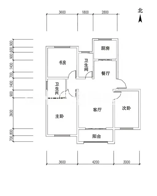 吾悦广场旁 精装电梯三室 首房出租 家具家电齐全 拎包即住！ - 图片 10