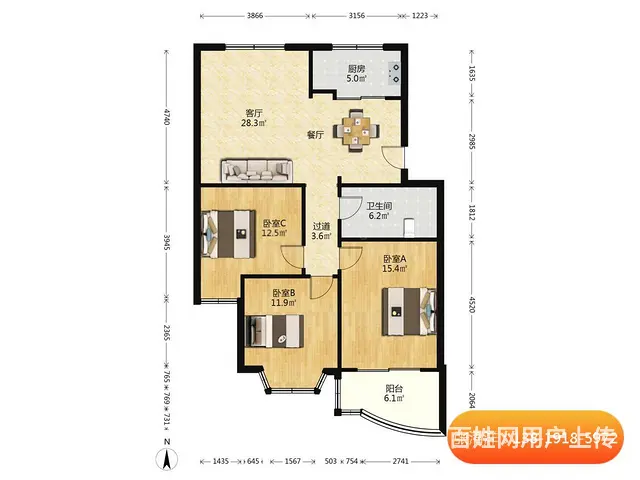 一梯两户，双文澜，满五年，精装修，诚心出售 - 图片 7