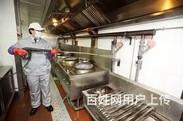 昆山市陆家饭店酒店油烟机清洗，管道清洗，净化器清洗 - 图片 2