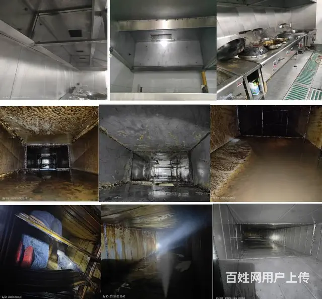 昆山饭店厨房排风机净化器清洗风机清洗 - 图片 1