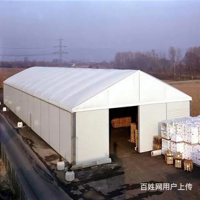 工业仓储大棚 临时生产车间篷房 铝合金移动厂房搭建 - 图片 2