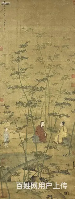 陈居中（绢本）48✖️127 - 图片 2