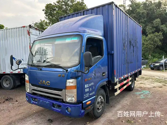 14年江淮帅铃单排双轮4米2厢式货车低价转让 - 图片 2