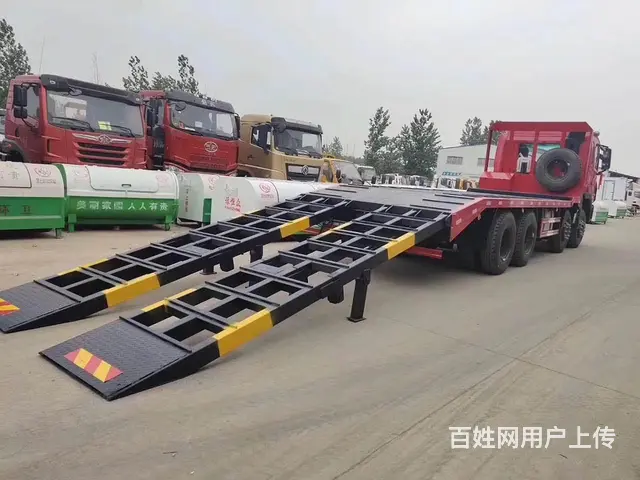 江淮平板车生产厂家 大挖掘机重型机械平板车 包送车 - 图片 3