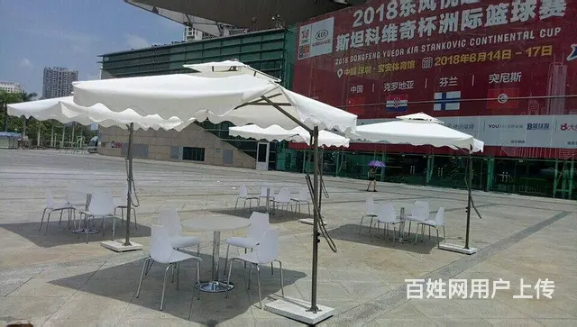 广州方伞租赁，圆伞租赁，白色帐篷租赁，红色帐篷租赁 - 图片 1