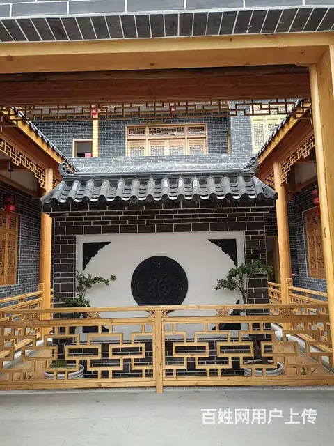 四川成都日式推拉门中式花格窗实木木门 - 图片 6