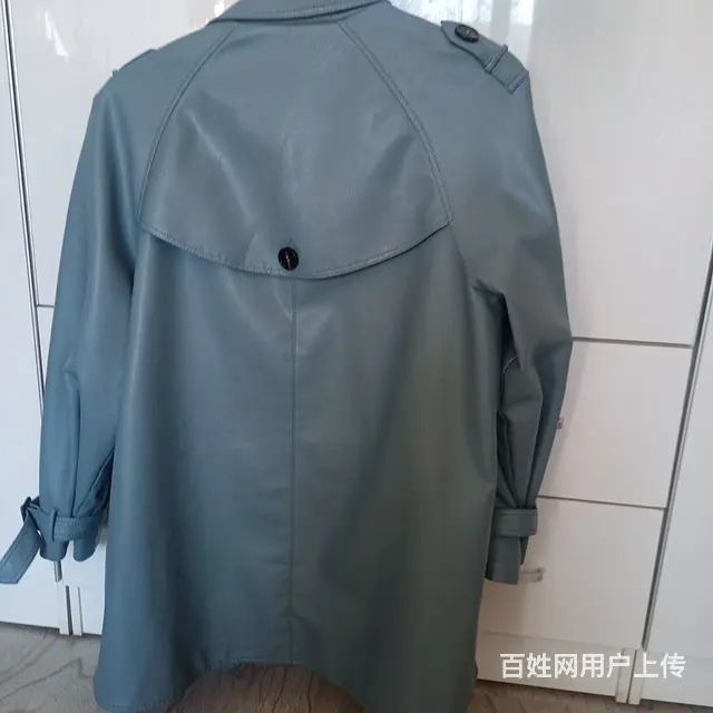 【搞定了！】买一送一，羊皮双排扣风衣款宽松的，垂感非常棒，3 - 图片 2