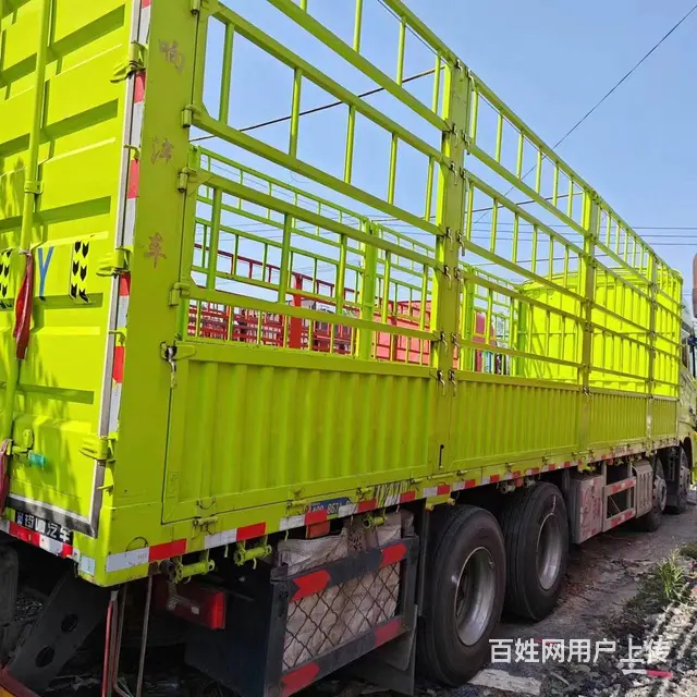 二手解放J7高栏载货车 前四后八9.6米自动档 - 图片 6