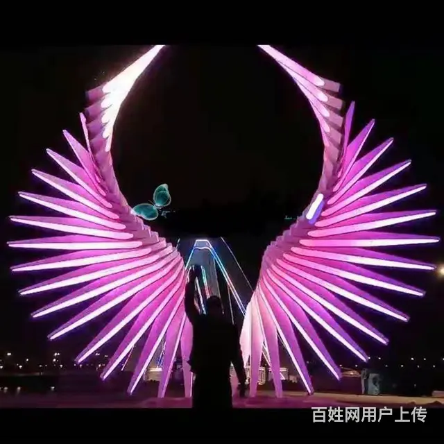 互动感应翅膀 创意互动装置暖场活动道具 厂家租售 - 图片 1