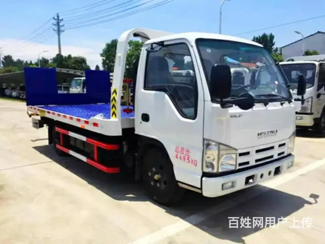 高端轻卡进口发动机  五十铃清障车平板一拖二精品推 - 图片 9