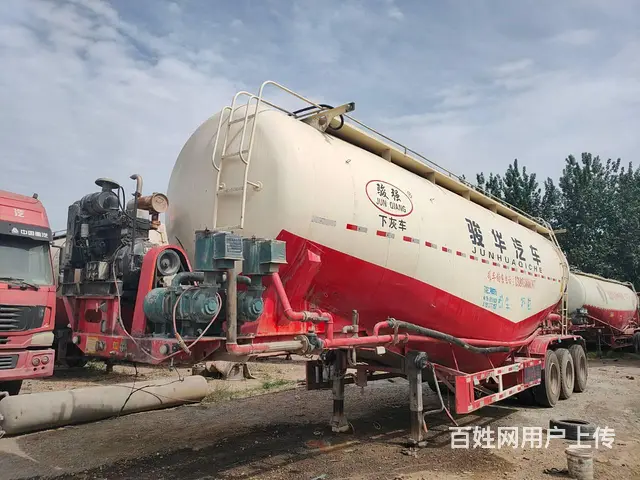 石家庄植物园二手罐车2台18年55方单仓俊华罐车 - 图片 3