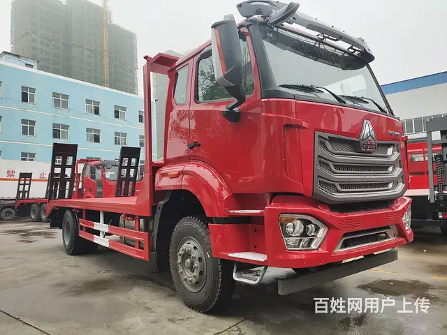 220马力重汽豪沃挖机平板运输车 分期上户一条龙服务 - 图片 12