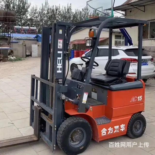 丰田2吨前移式电动叉车，仓库货架堆高4米二手叉车 - 图片 3