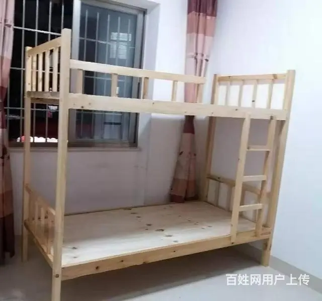 实木双层床90宽430元，120宽530元，包送货 - 图片 4
