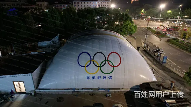 青岛游泳健身气膜馆，双层防火膜材，使用寿命长 - 图片 1