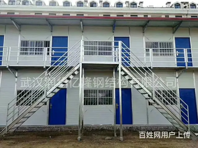 彩钢活动板房 活动房 轻钢板房 彩钢隔断防火板隔墙 - 图片 1