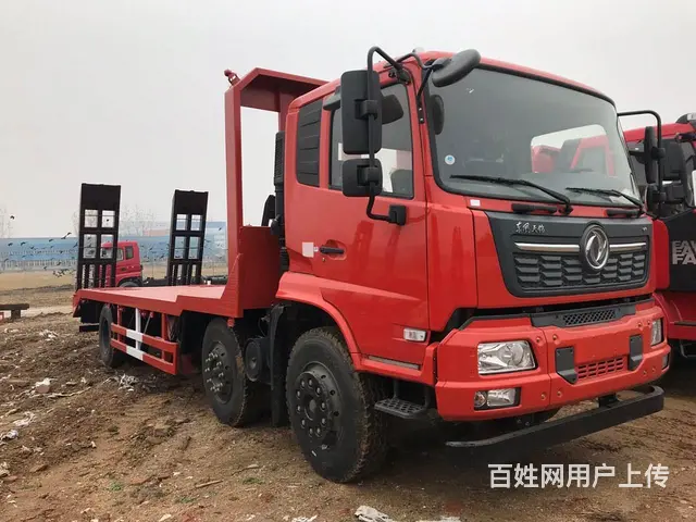 可分期 东风小三轴平板车 拖180挖机钻机拖车直销 - 图片 2