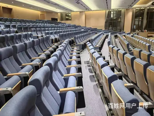 礼堂椅连排椅阶梯教室课桌椅课桌椅会议室联排座椅书架 - 图片 8