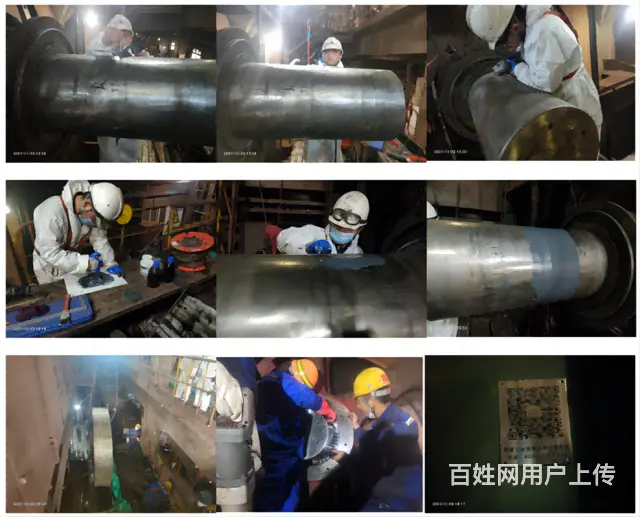 烧结机主轴涨紧套位磨损没想到这样修效果还不错 - 图片