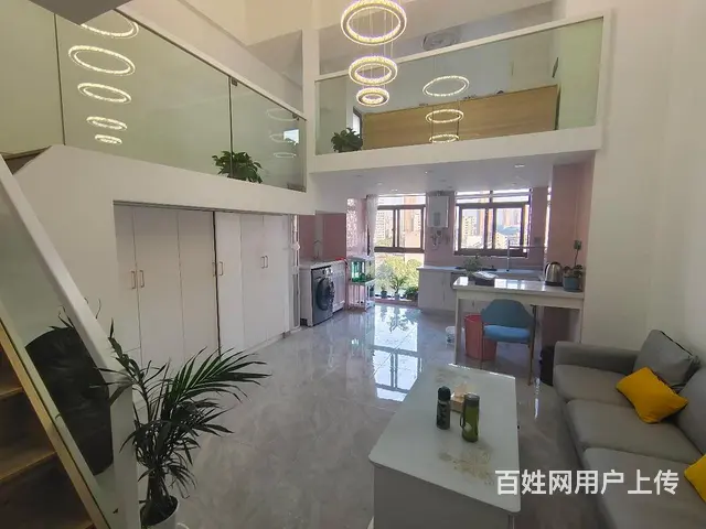 急售！湖塘吾悦广场旁挑高4.5米复式公寓 民用水电带燃气 - 图片 1