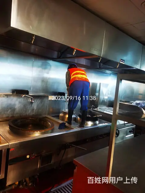 昆山巴城商务楼公共油烟管道清洗4008204072 - 图片 4