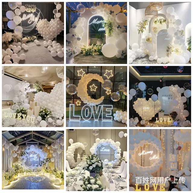 520仪式感布置，气球上门布置，生日派对 - 图片 2
