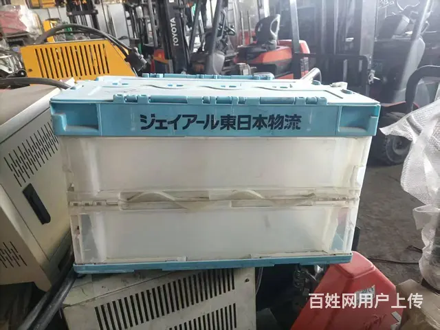 塑料箱二手塑料筐水果筐零件盒周转箱折叠塑料箱 - 图片 5