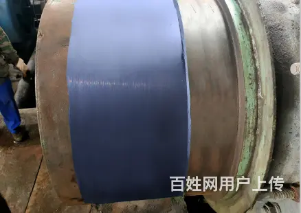湿式格子球磨机轴承位磨损现场在线修复全过程 - 图片