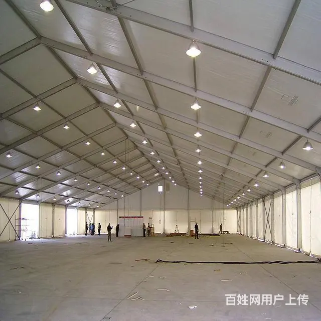 临时仓储篷房搭建 安全系数高 防风耐腐蚀 可移动 - 图片 2