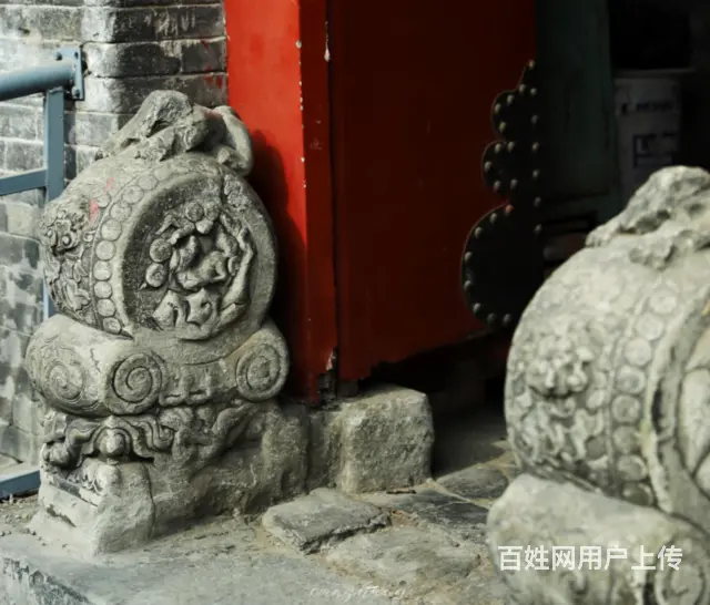 中国传统民居构件—门枕石 - 图片 1