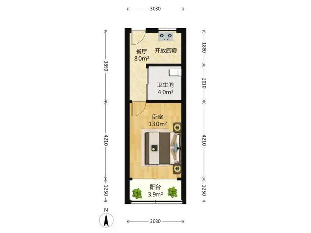 绝对靓盘！正规高性价比精装修翠苑一区 - 图片 9
