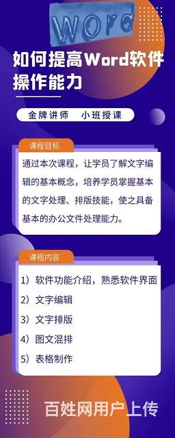 电脑办公软件word短期培训 - 图片 2