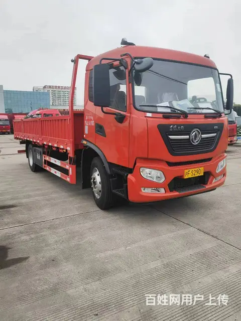 准新车2023年5月东风KR国六排放厢6米8平板车 - 图片 1