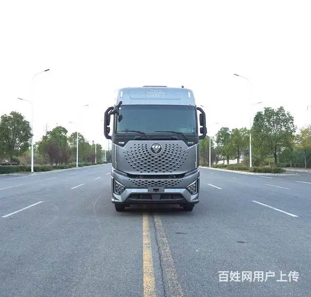 国六9米6冷链运输车福田欧曼银河自动挡白条猪冷藏车 - 图片 2