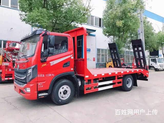 东风华神平板车　拉60 150挖掘机拖车 包上户 - 图片 6